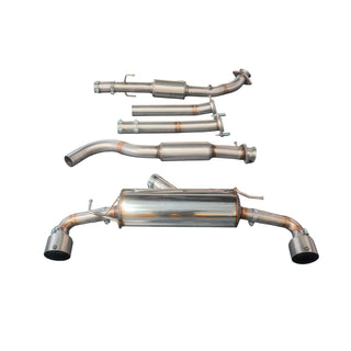 PIRAS Motorsport Toyota Yaris GR Full Exhaust 70mm, Silenced, 120mm tips