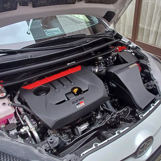 GR Yaris engine bay with PIRAS Motorsport Airbox Installed