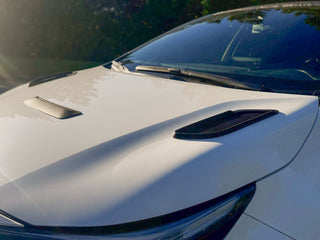 Toyota GR Corolla "RALLY ATTACK" Style HOOD VENTS Kit by PIRAS Motorsport, details