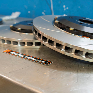 A1-268 - GIRODISC 2-Piece Rotor Kit Front Product Showcase, cooling vanes close up view