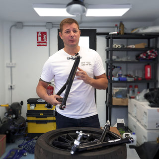 Adriano James PIRAS from PIRAS Motorsport Holding Wiborg Engineering Circuit race geometry kit - Front LCA