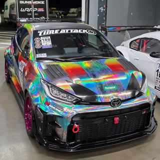 Andre KRUTROK_2026 Toyota GR Yaris RALLY 1 - WRC style HOOD VENTS Kit PIRAS Motorsport, in Time Attack verification garage