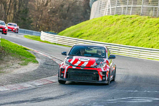GR Yaris by PIRAS Motorsport on Nordshleife Passenger Lap Brünnchen corner