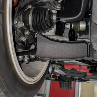 PIRAS Motorsport GR Yaris Brake Cooling Front Right FRONT VIEW Toyota OEM Arms