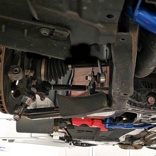 PIRAS Motorsport GR Yaris Brake Cooling Front Right FRONT VIEW Wiborg Circuit Geomertry Kit Arms