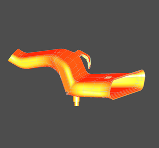 GR Yaris PIII MAP Sensor Cooling Duct, front right side