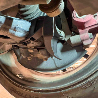 PIII GR Corolla Brake Cooling Kit FRONT INNER VIEW
