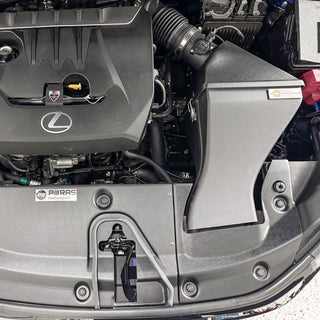 PIII Lexus LBX Morizo RR airbox intake and plastic radiator cooling plate installed