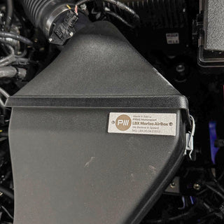 PIII Lexus LBX Morizo RR airbox plaque and MAF housing detail